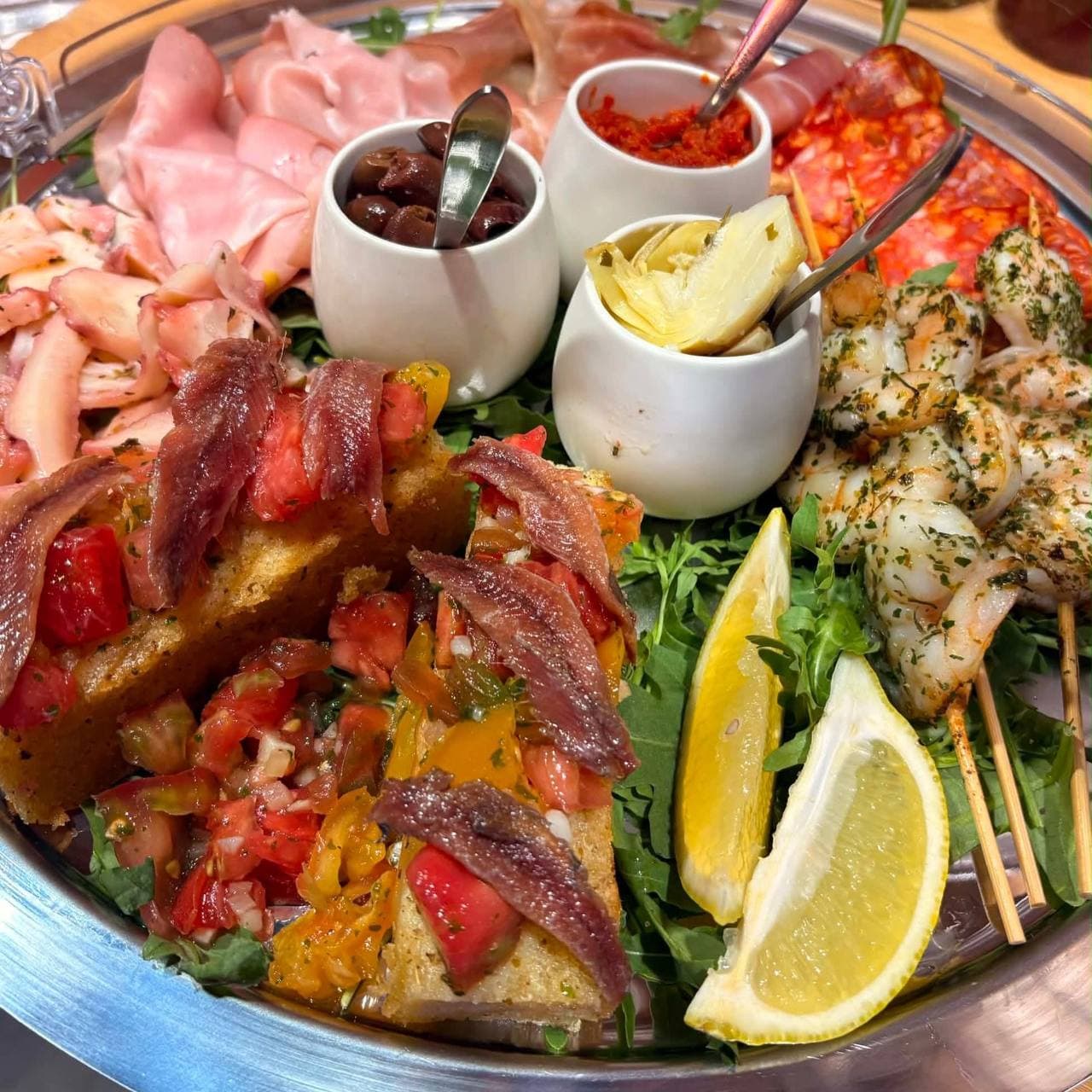 Planche d’antipasti à partager