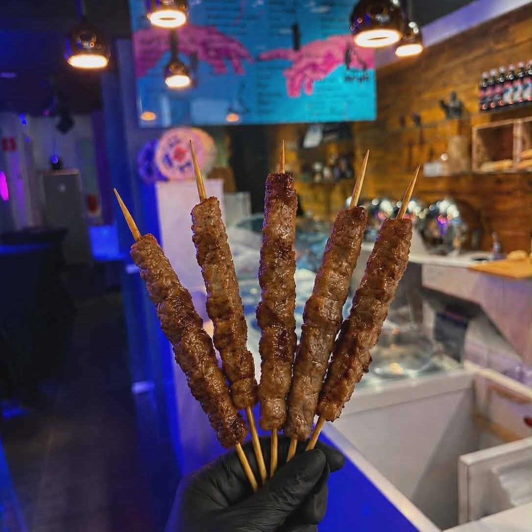 Arrosticini au comptoir
