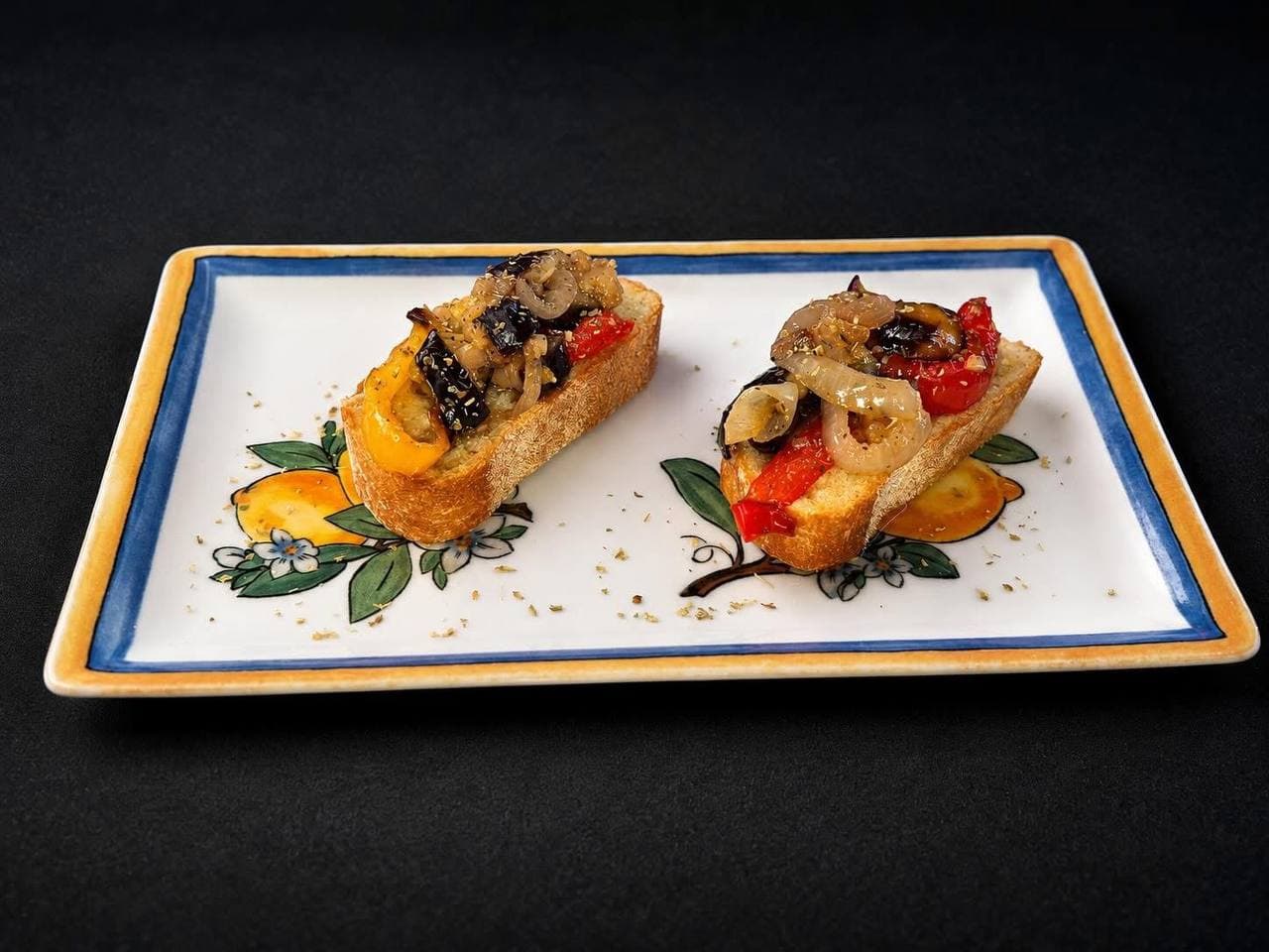 Bruschetta aux aubergines
