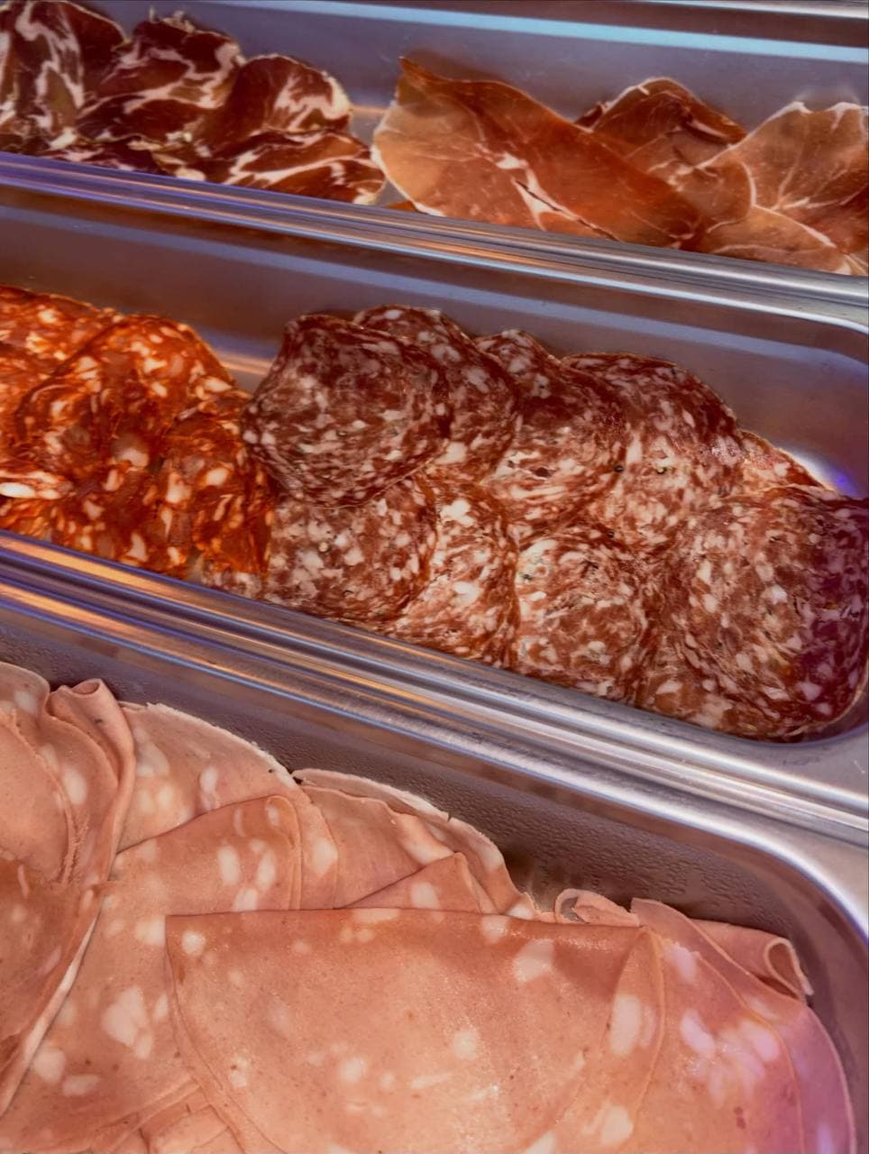 Planche de charcuterie italienne