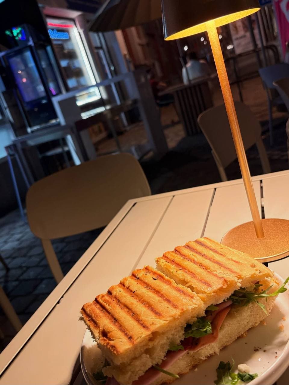 Focaccia en terrasse